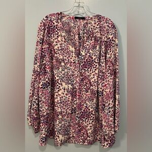 Tahari Multicolor Floral Women's Blouse